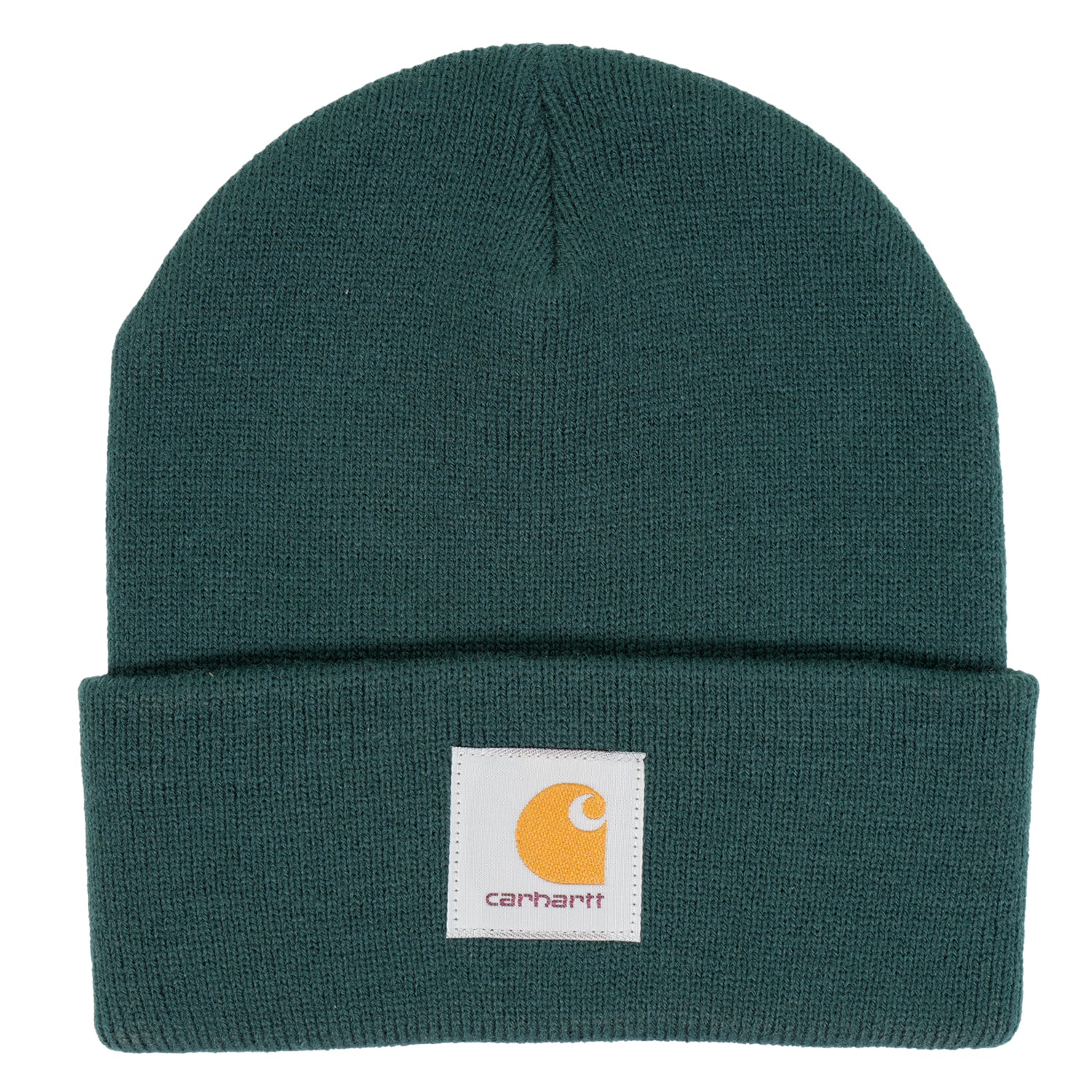 Short Acrylic Watch Hat Dark Fir