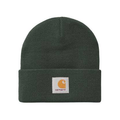 Short Acrylic Watch Hat Dark Scarab