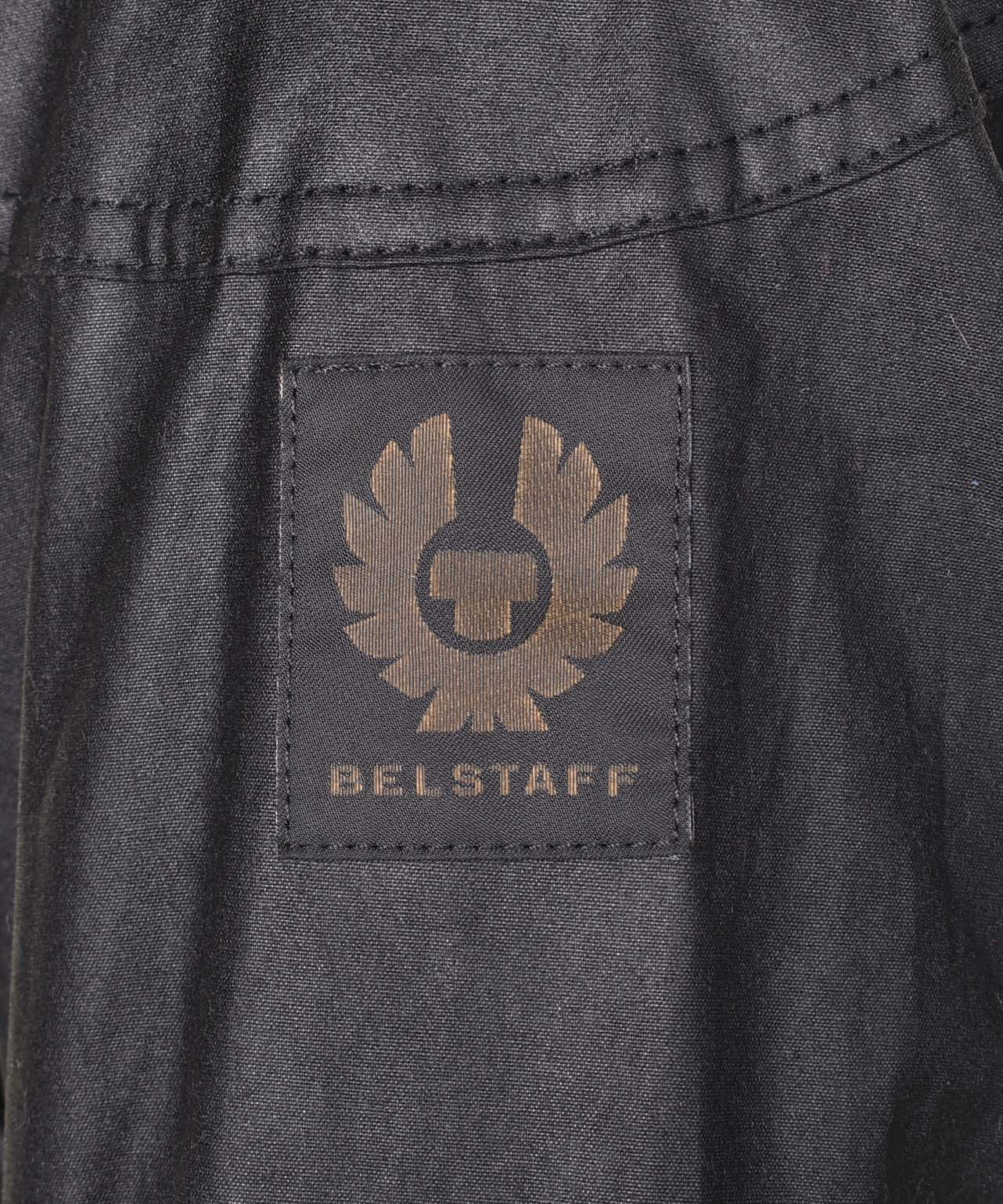 Belstaff embroidered logo on Trialmaster