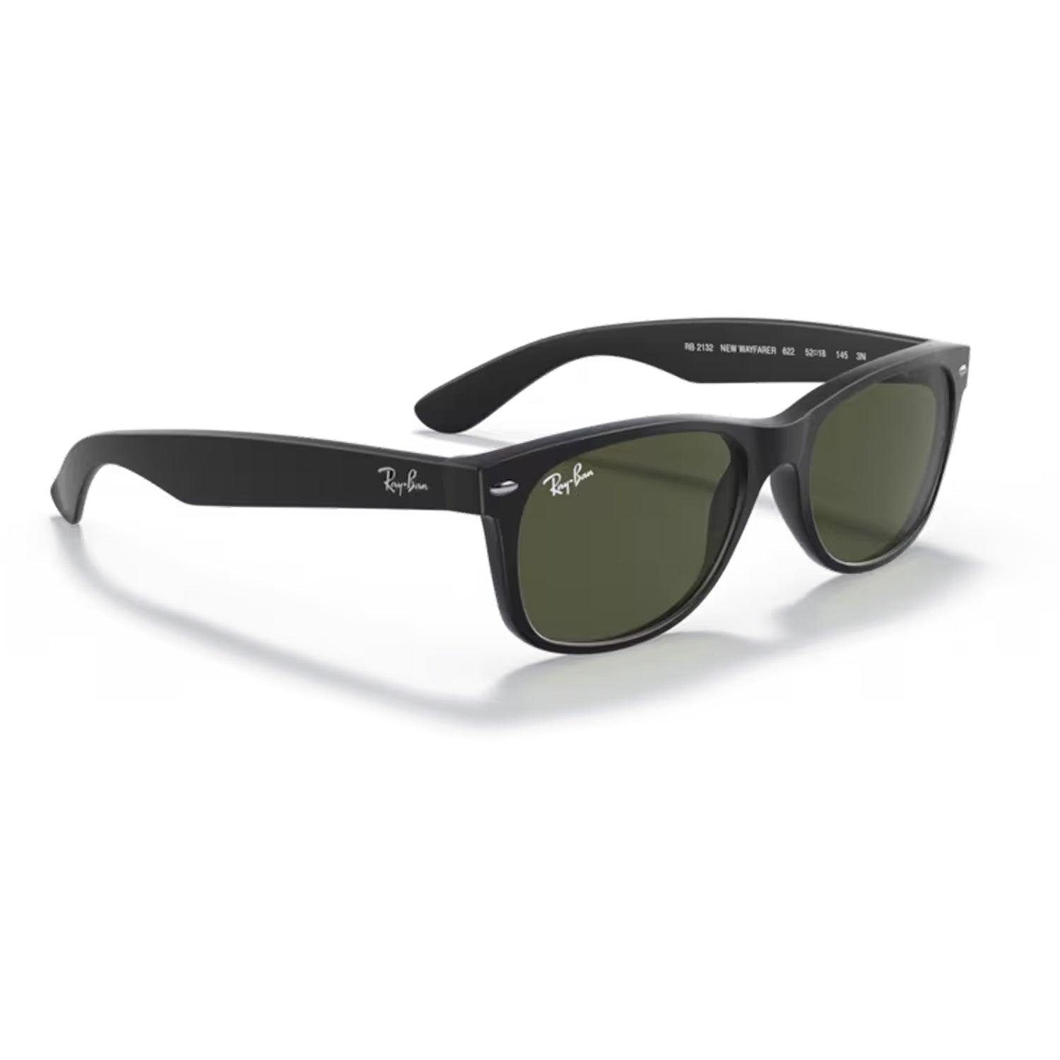 New Wayfarer Rubber Black / Green