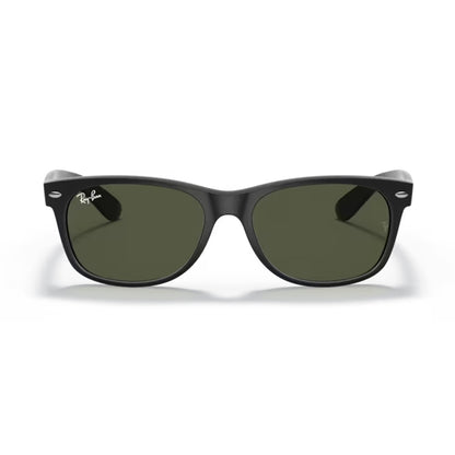 Ray-Ban New Wayfarer Rubber Black / Green