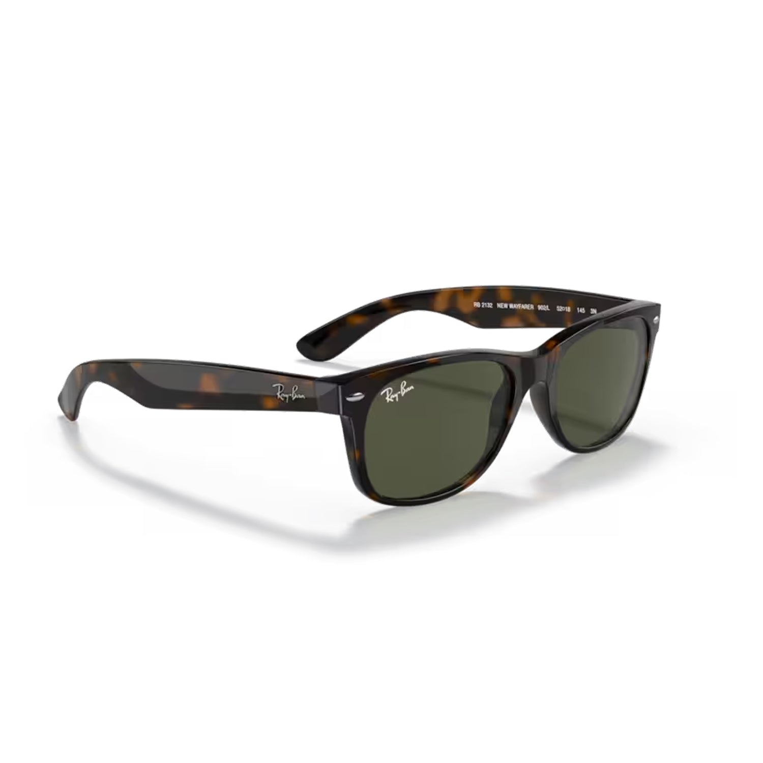 Ray Ban New Wayfarer Classic Sunglasses showing the frames and arms