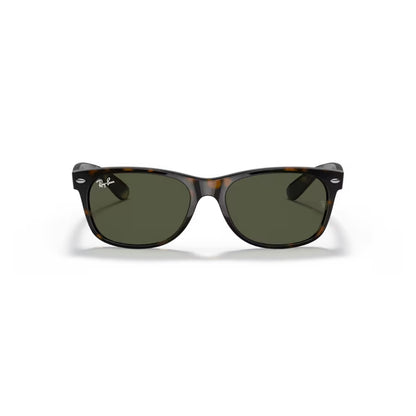 Ray-Ban New Wayfarer Classic Sunglasses - Tortoise/Green