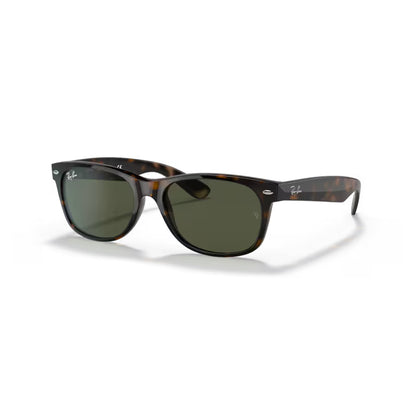 New Wayfarer Classic Sunglasses - Tortoise/Green