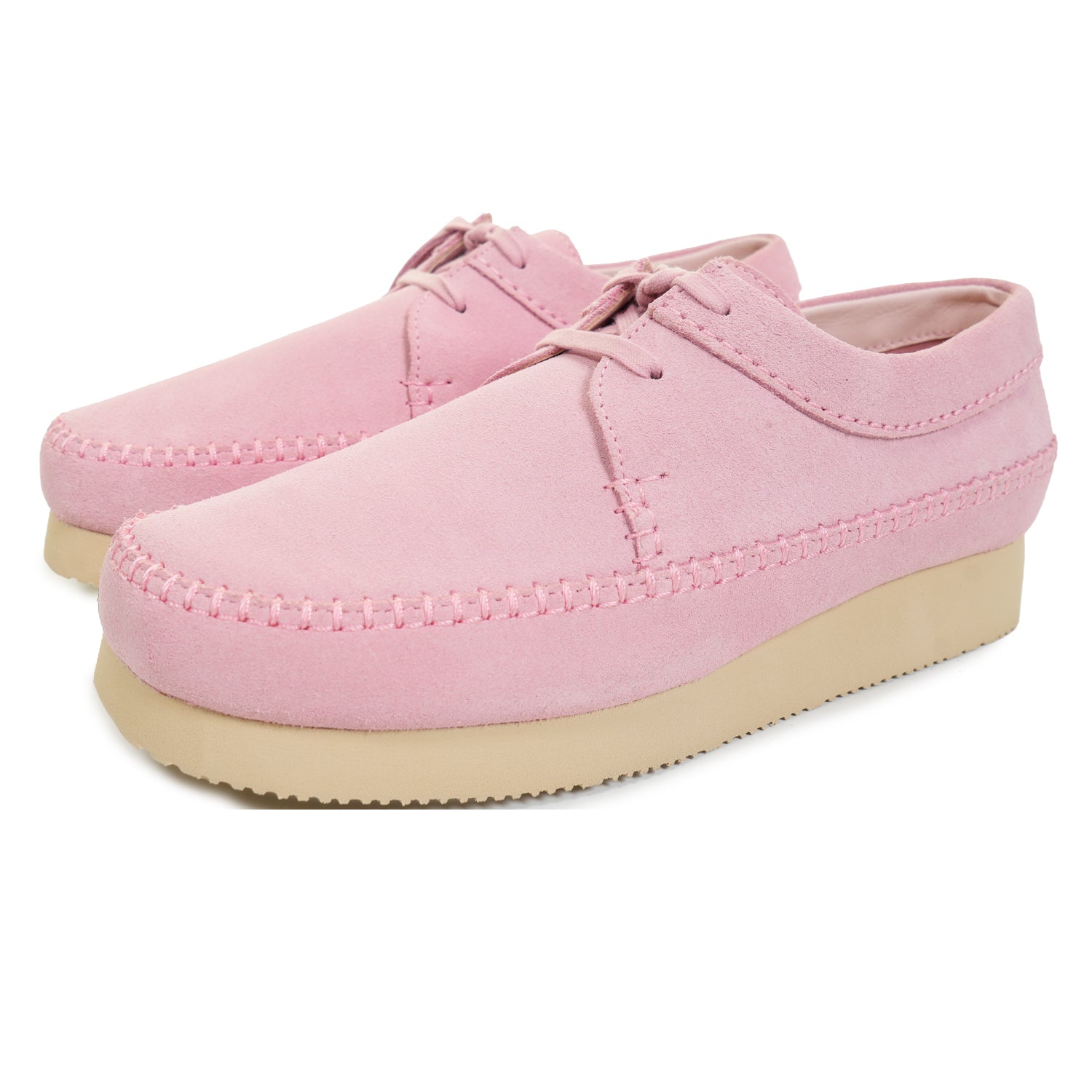 Weaver 2026 Derby Shoe Pink Suede