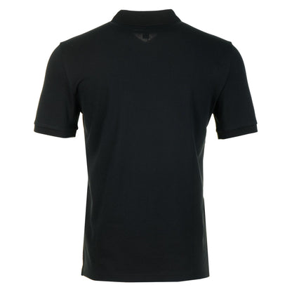 Back of the Parajumpers Wellington Short Sleeve Polo Shirt Black