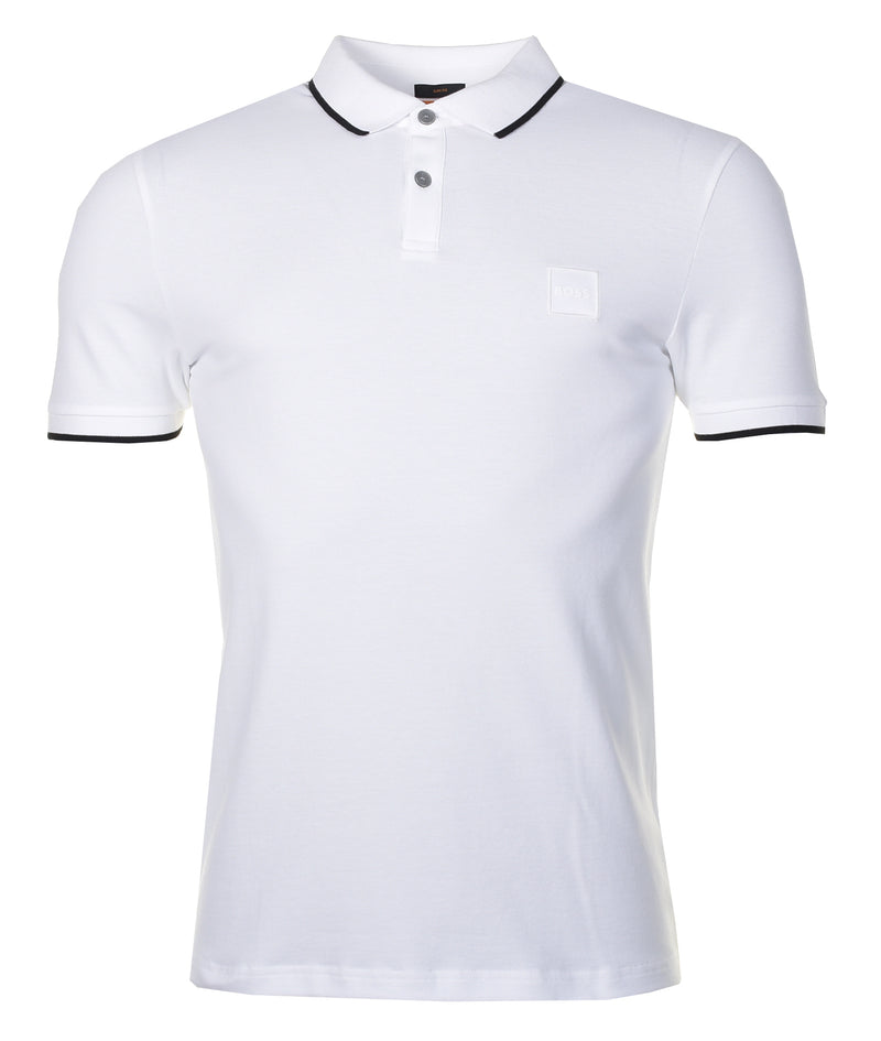 Passertip Short Sleeve Polo Shirt White