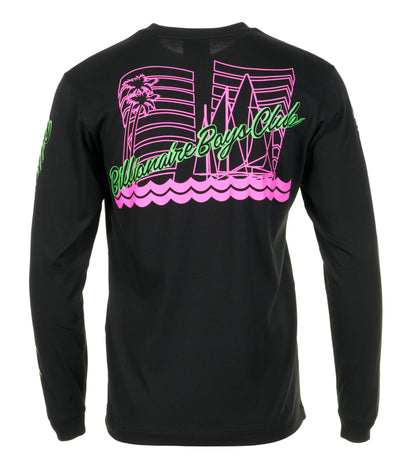 Yacht Club Long Sleeve T shirt Black
