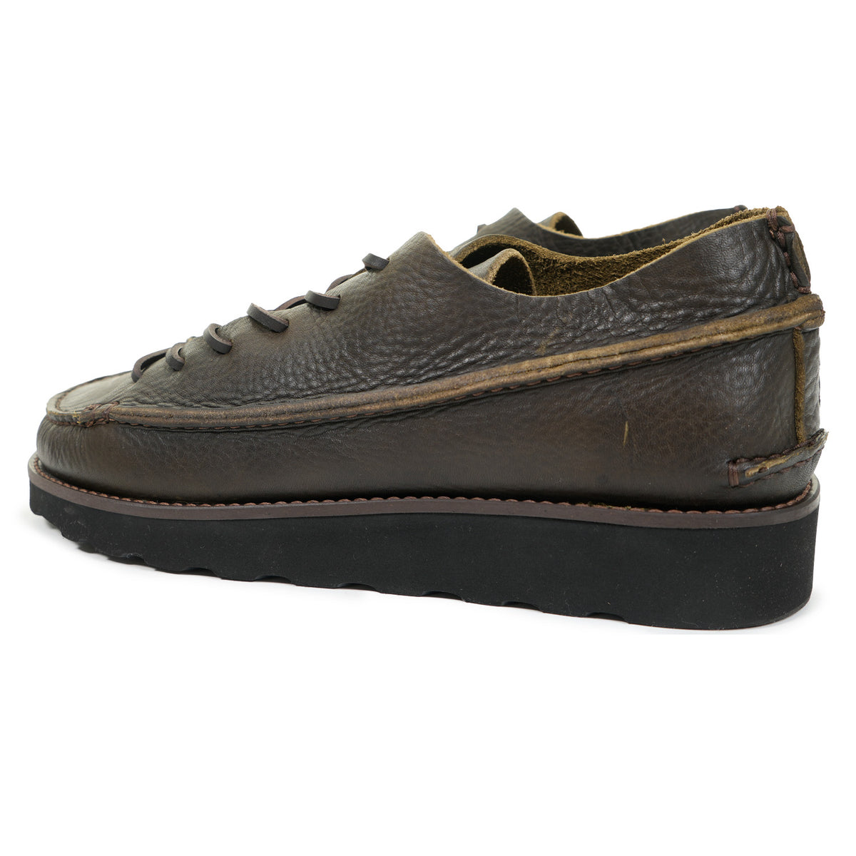 Alves 2 Leather Shoe Olive