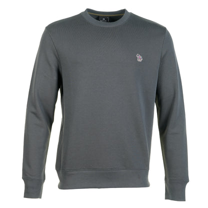Zebra Crew Sweatshirt Slate