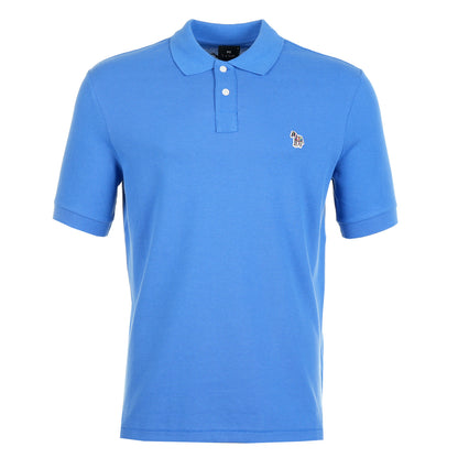 Regular Fit Short Sleeve Zebra Polo Shirt 44L Petrol Blue