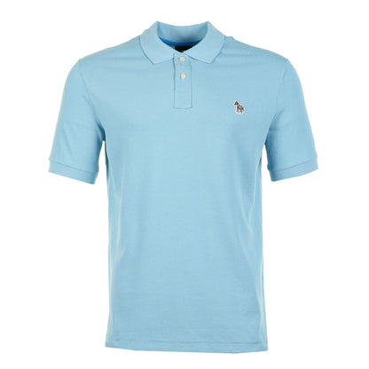 Regular Fit Short Sleeve Zebra Polo Shirt 43L Blue