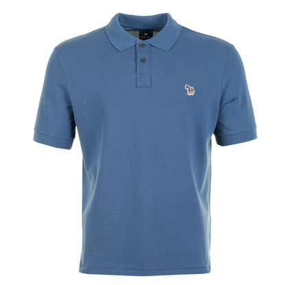 Regular Fit Short Sleeve Zebra Polo Shirt 46G Indigo