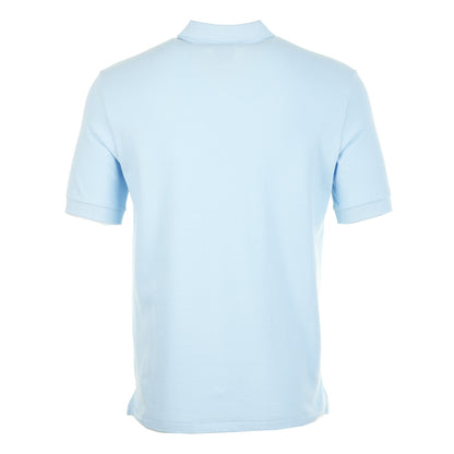 Regular Fit Short Sleeve Zebra Polo Shirt 41E Sky Blue