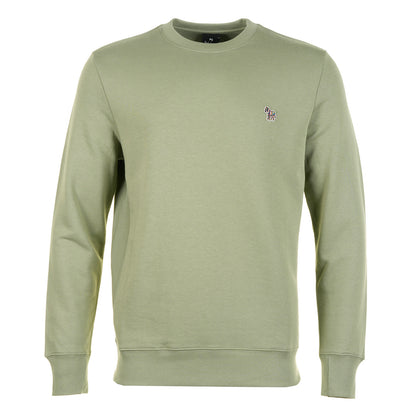 Zebra Crew Sweatshirt 34C Green