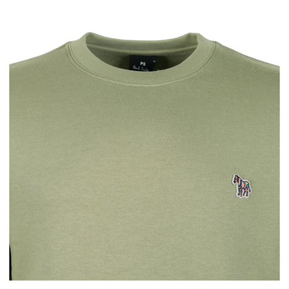 Zebra Crew Sweatshirt 34C Green
