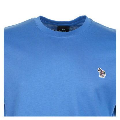 Regular Fit Zebra T Shirt 44M Mid Blue