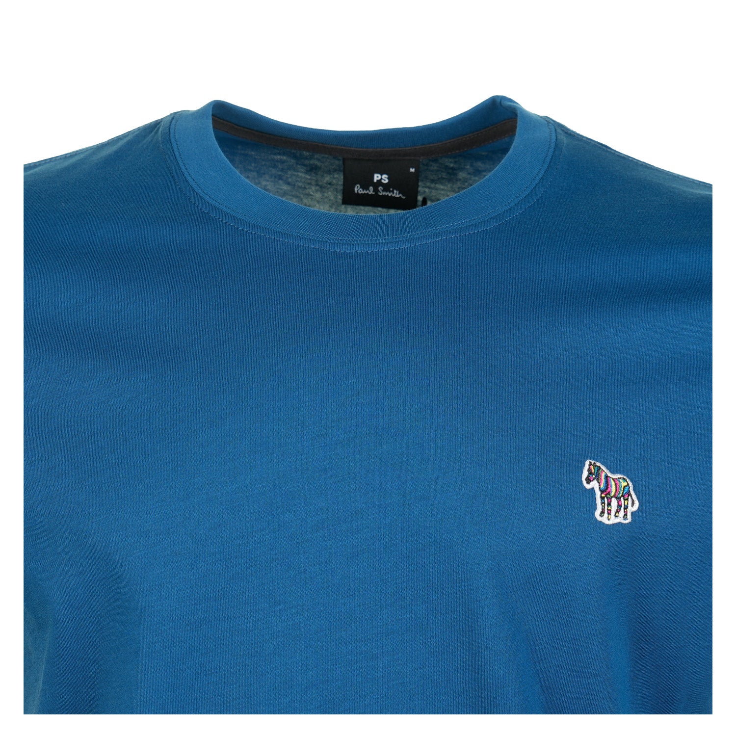 Regular Fit Zebra T Shirt 45F Cobalt
