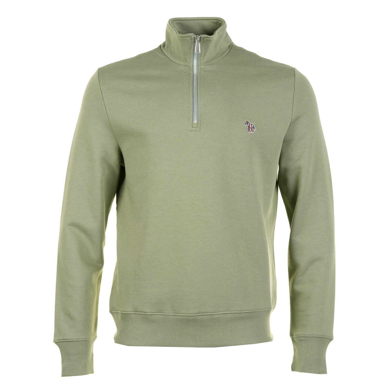 Zebra Half Zip Sweatshirt 34c Green