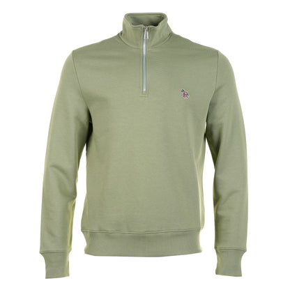 Zebra Half Zip Sweatshirt 34c Green