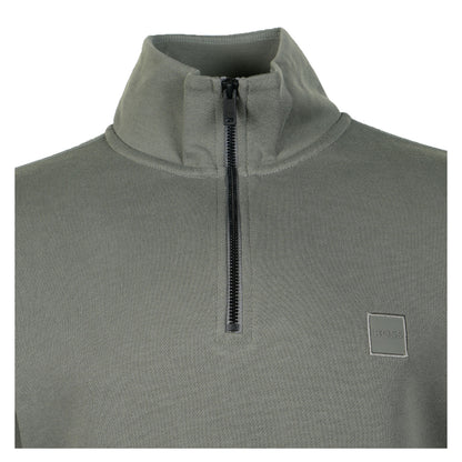 Zetrust Quarter Zip Sweatshirt 076 Open Grey