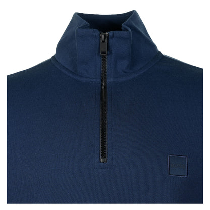 Zetrust Quarter Zip Sweatshirt 464 Open Blue