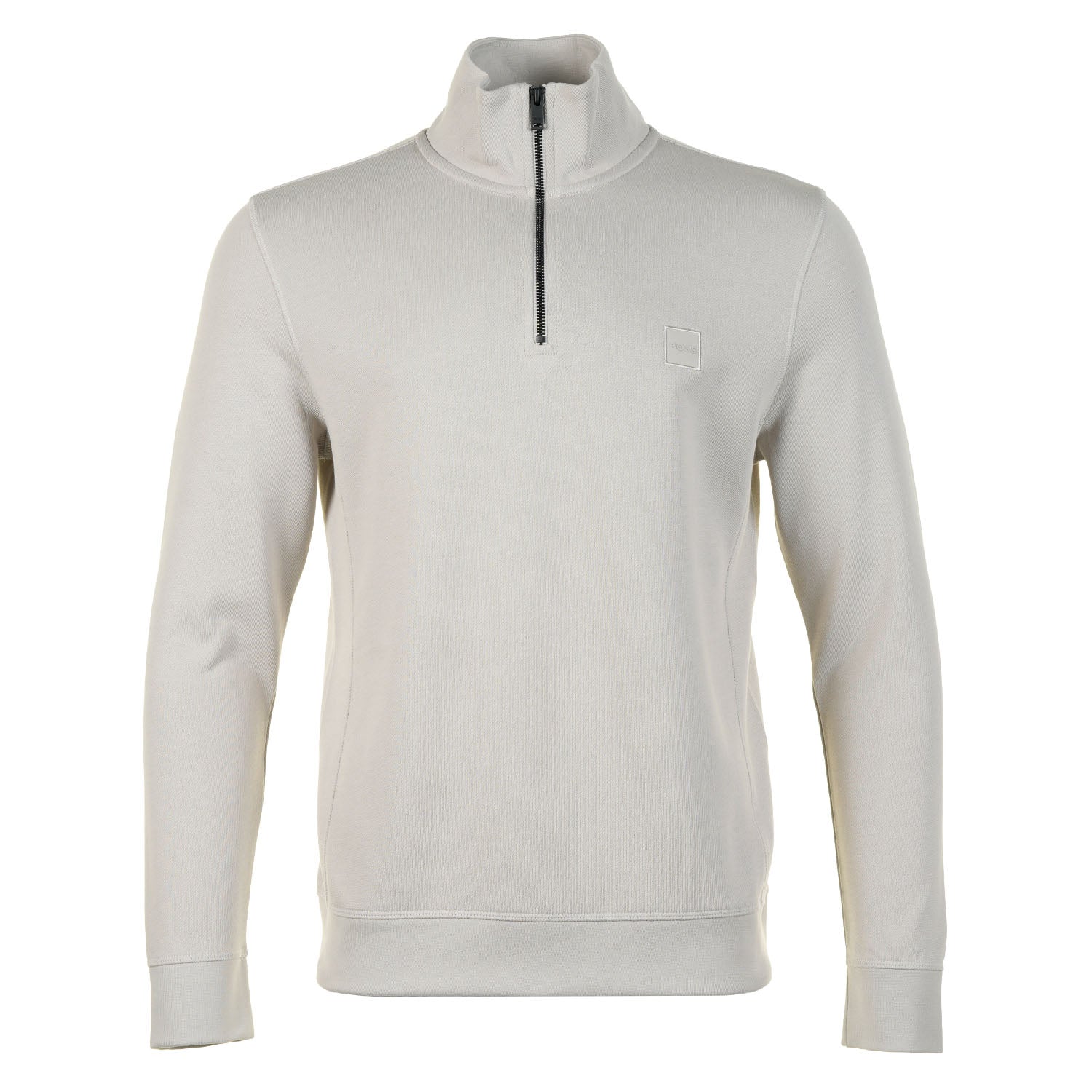 Zetrust Quarter Zip Sweatshirt 070 Open Grey