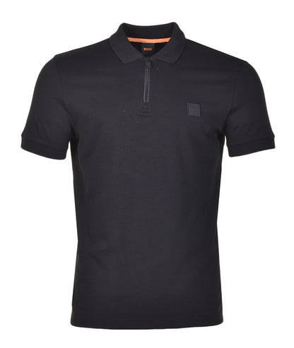 Passerzip Short Sleeve Polo 001 Black