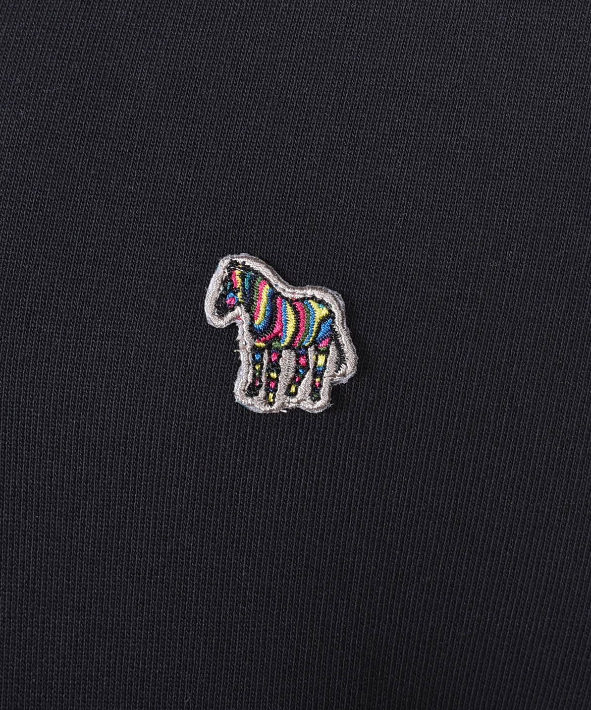 Zebra Half Zip Sweatshirt Black