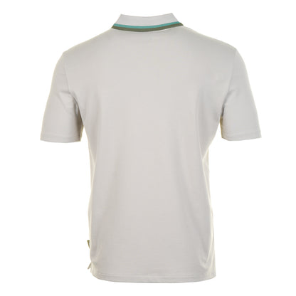 Zip Polo Shirt 70A Greige
