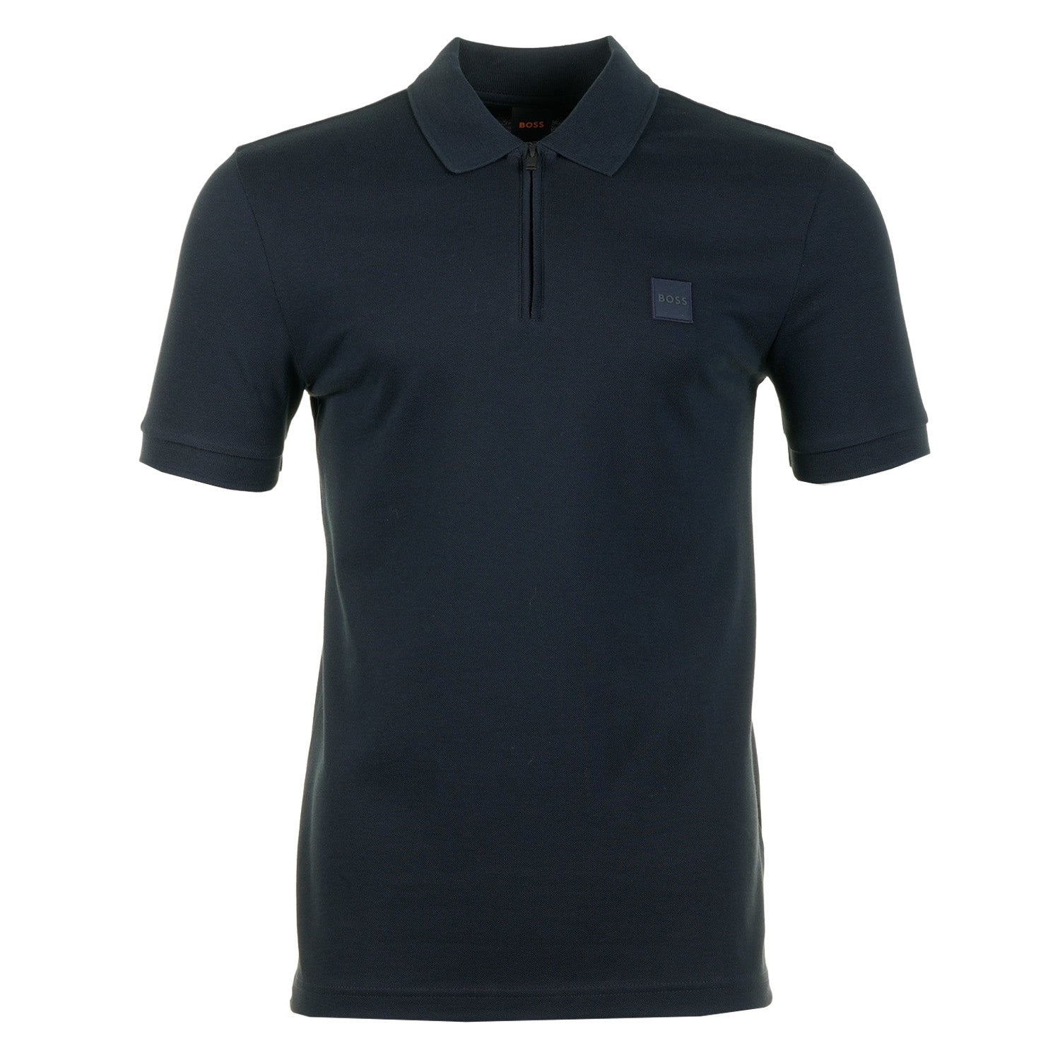 Passerzip Short Sleeve Polo 404 Dark Blue