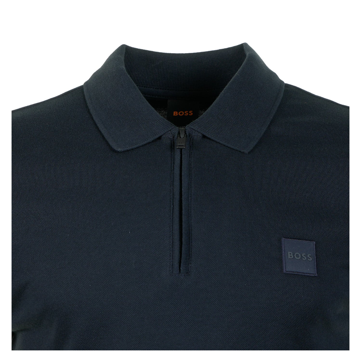 Passerzip Short Sleeve Polo 404 Dark Blue