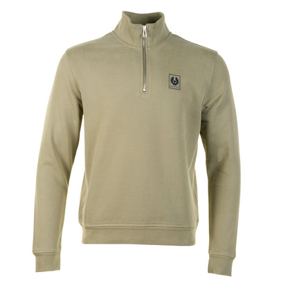 Belstaff Quarter Zip Sweatshirt Fatigue Green
