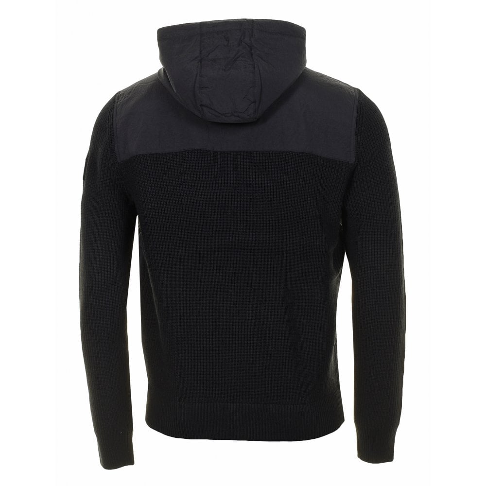 Casual Konopoly Full Zip Hooded Jumper Black