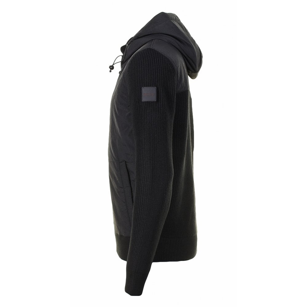 Casual Konopoly Full Zip Hooded Jumper Black