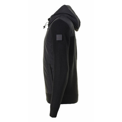 Casual Konopoly Full Zip Hooded Jumper Black