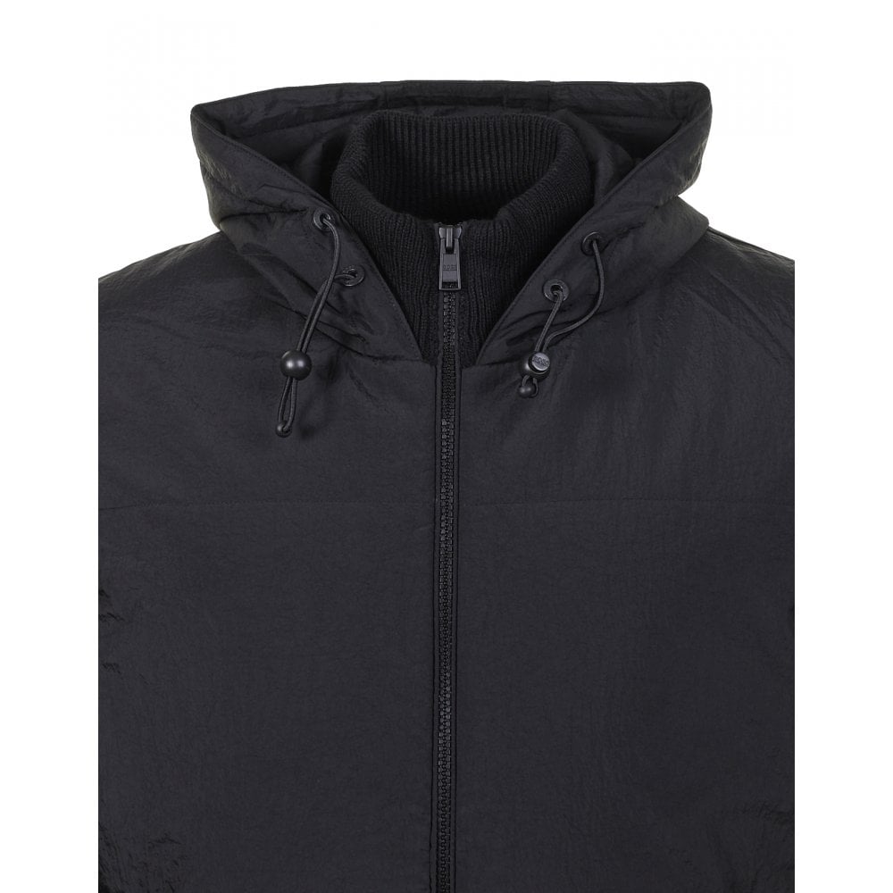 Casual Konopoly Full Zip Hooded Jumper Black