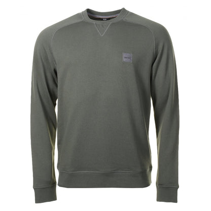 Casual Westart Sweatshirt Open Green