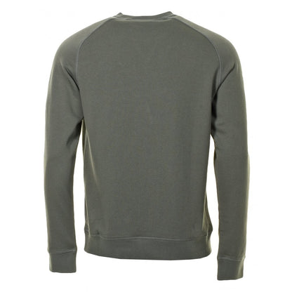 Casual Westart Sweatshirt Open Green