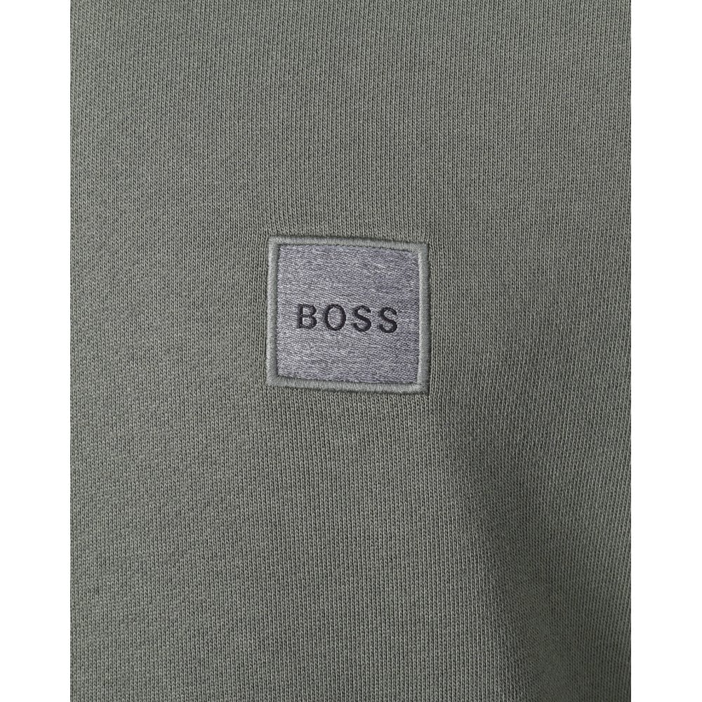 Casual Westart Sweatshirt Open Green