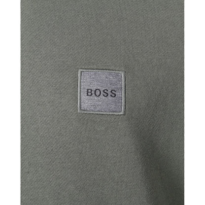 Casual Westart Sweatshirt Open Green