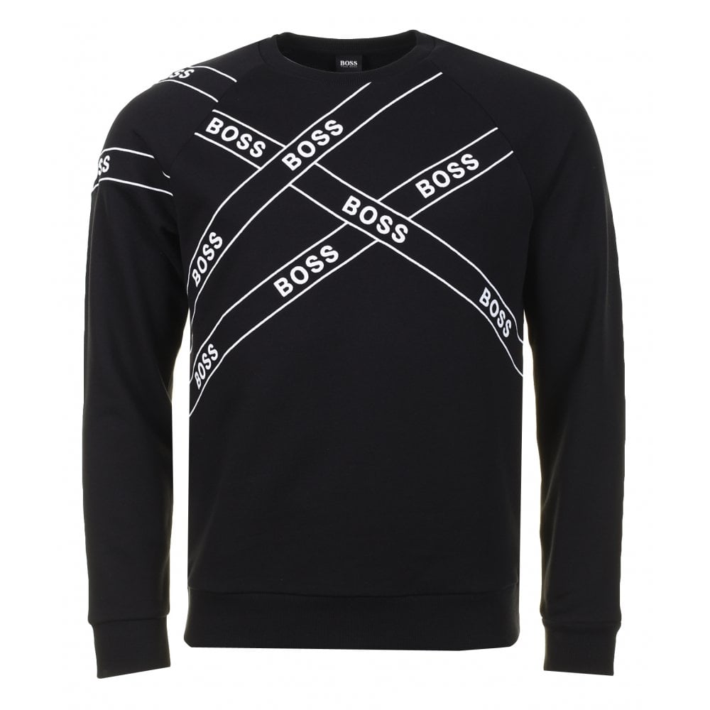 Casual Wrapped Sweatshirt Black