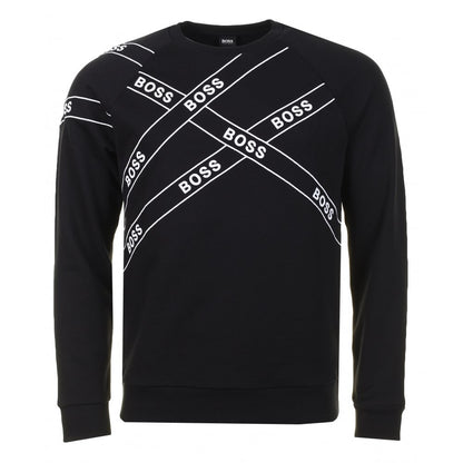 Casual Wrapped Sweatshirt Black