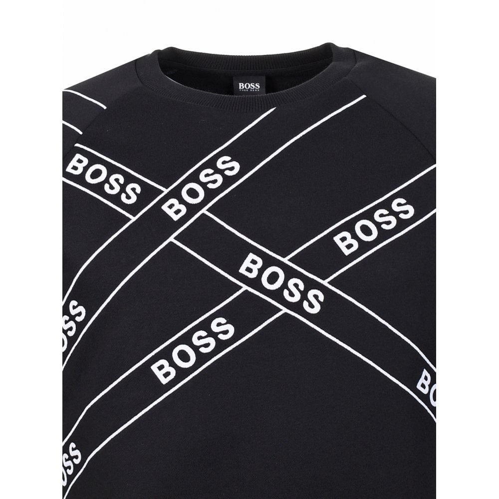 Casual Wrapped Sweatshirt Black