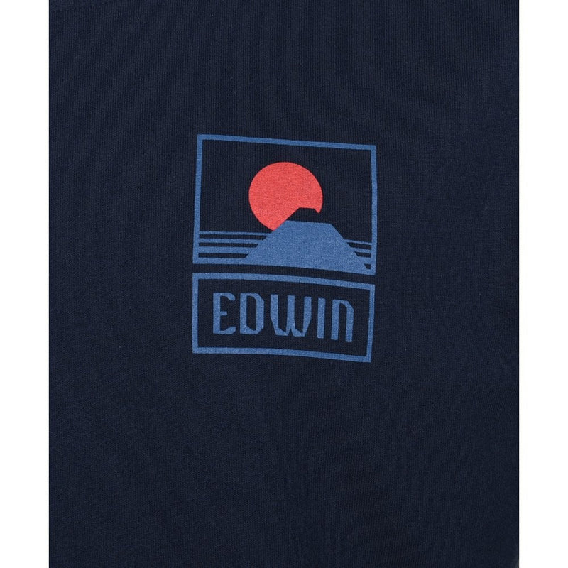 Sunset On Mt Fuji T Shirt Navy