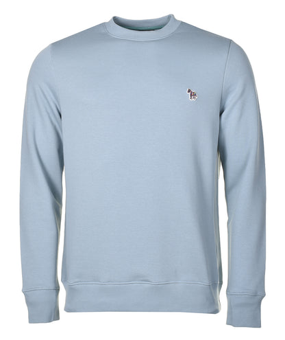Zebra Crew Sweatshirt Greyish Blue