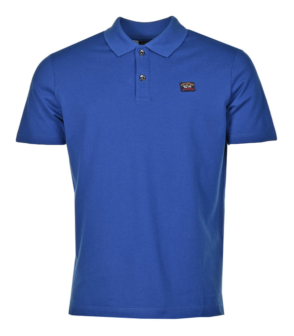 Short Sleeve Polo Shirt Blue