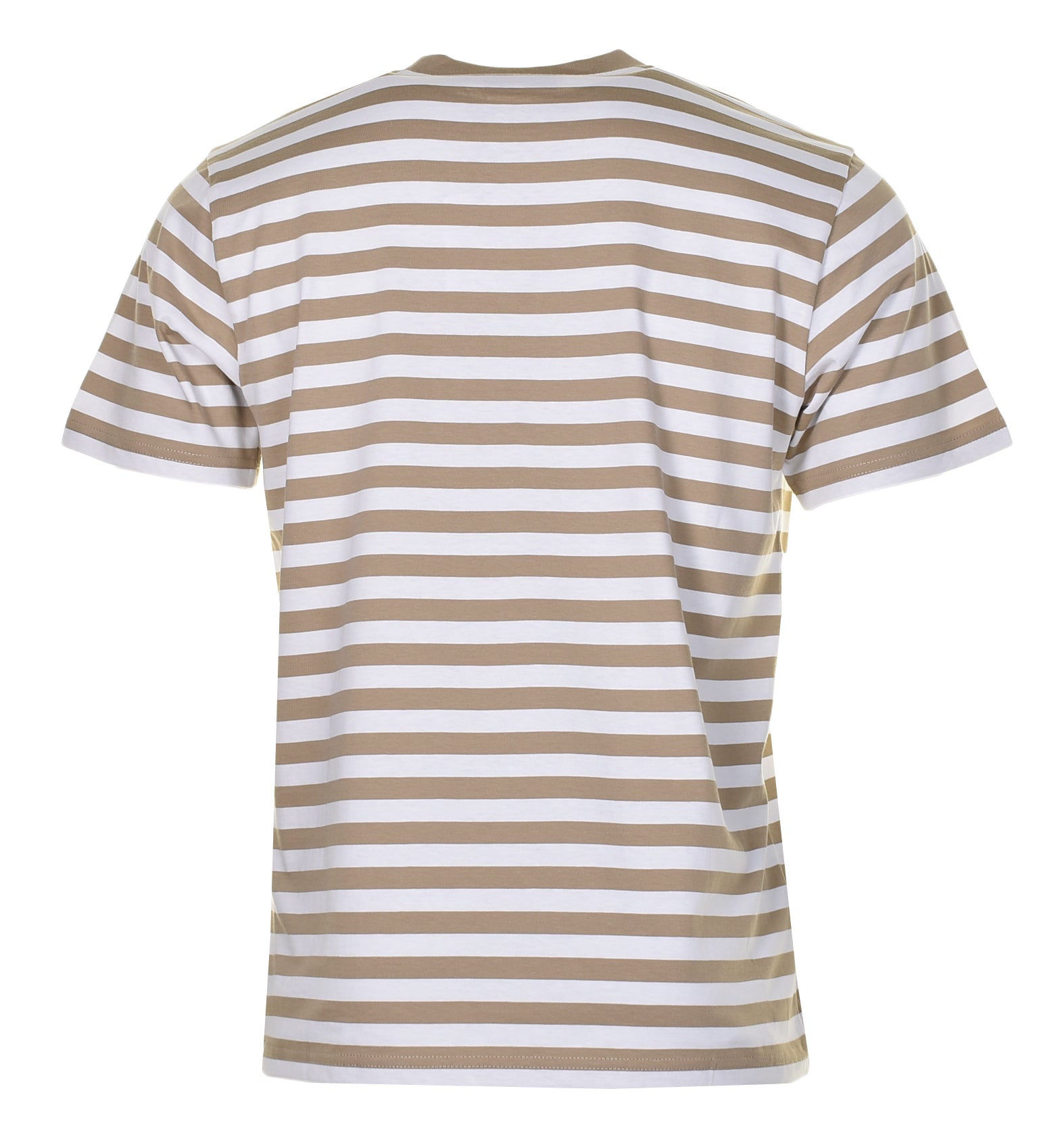 Scotty Pocket Stripe T Shirt Ammonite White