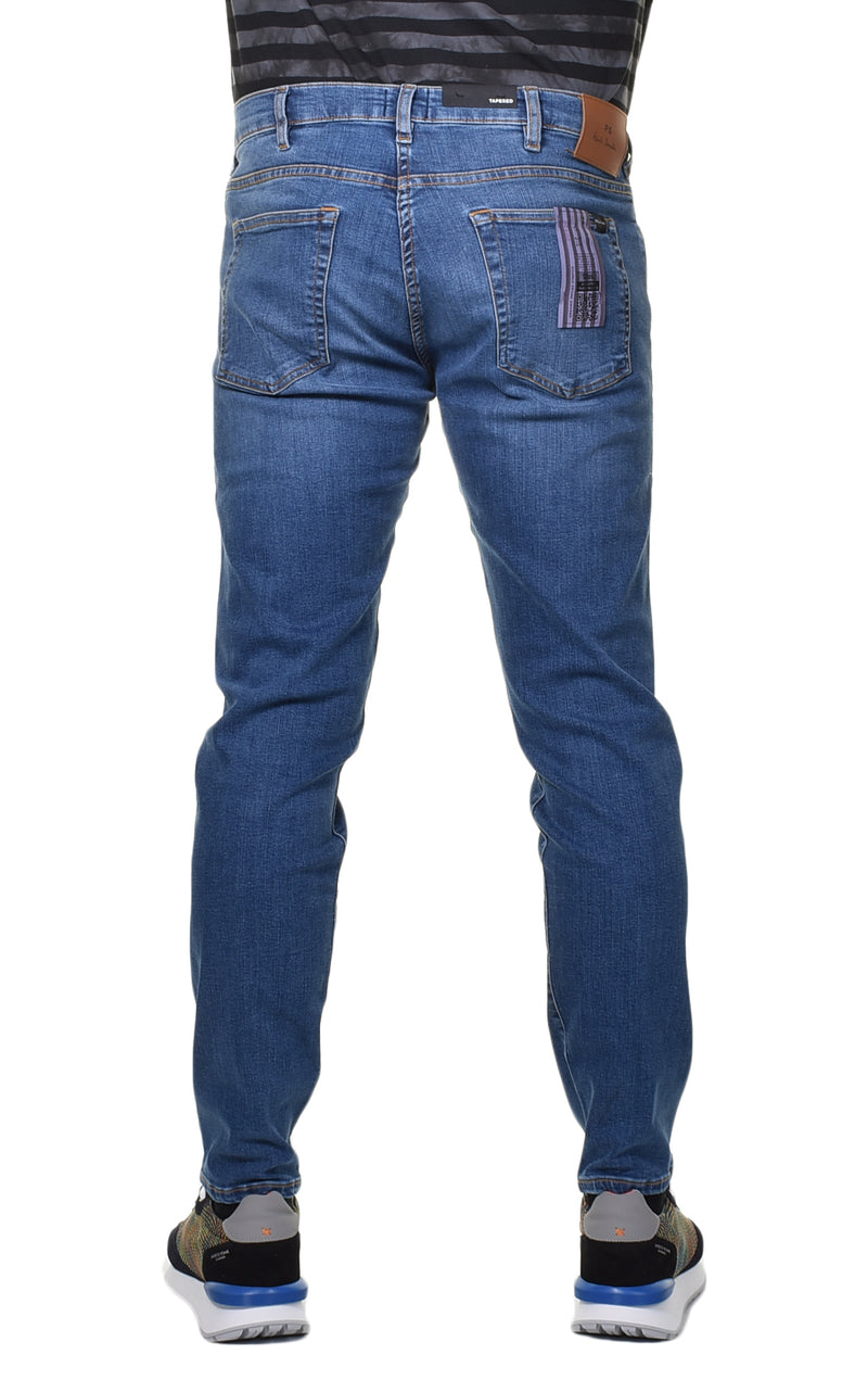 Tapered Fit Jeans Mid Wash