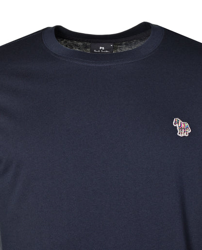 Regular Fit Zebra T Shirt Dark Navy